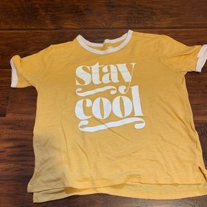 Old navy satay cool yellow shirt